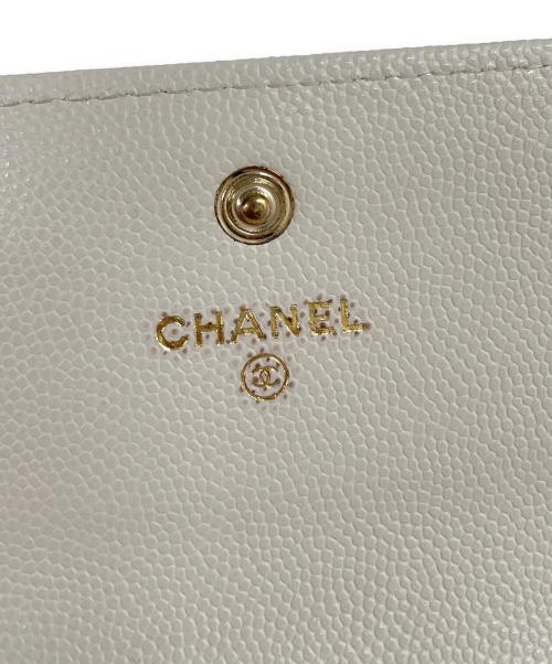 CHANEL（シャネル）CHANEL (シャネル) 長財布 ベージュの古着・服飾アイテム
