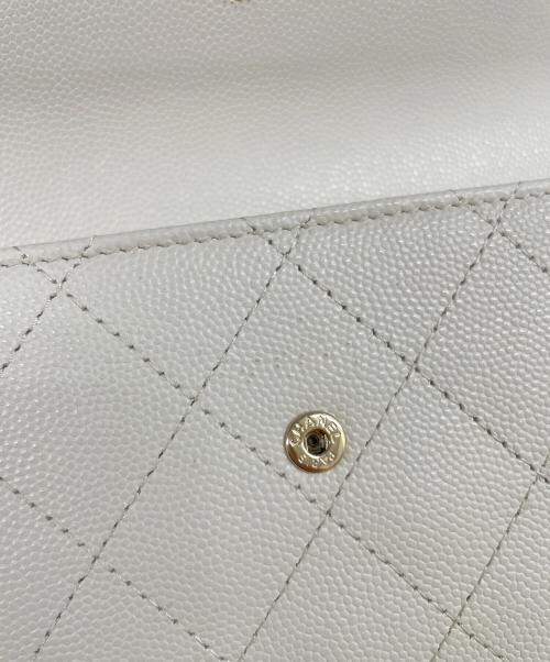 CHANEL（シャネル）CHANEL (シャネル) 長財布 ベージュの古着・服飾アイテム
