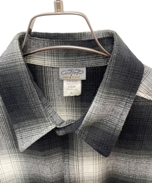 CalTop（キャルトップ）CalTop (キャルトップ) 半袖シャツ グレー サイズ:Lの古着・服飾アイテム