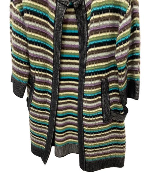 missoni（ミッソーニ）missoni (ミッソーニ) ニットカーディガン マルチカラー サイズ:40の古着・服飾アイテム