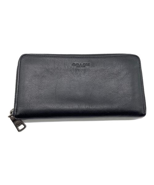 COACH（コーチ）COACH (コーチ) ラウンドファスナー財布 ブラックの古着・服飾アイテム