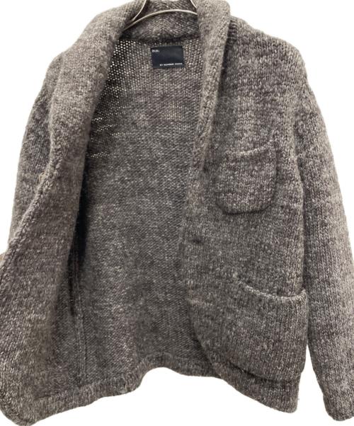 n(n) by NUMBER (N)INE（エヌエヌバイナンバーナイン）n(n) by NUMBER (N)INE (エヌエヌバイナンバーナイン) ニットジャケット ブラウン サイズ:2の古着・服飾アイテム