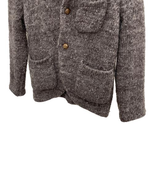 n(n) by NUMBER (N)INE（エヌエヌバイナンバーナイン）n(n) by NUMBER (N)INE (エヌエヌバイナンバーナイン) ニットジャケット ブラウン サイズ:2の古着・服飾アイテム