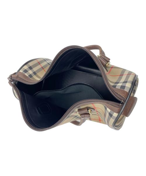 Burberry's（バーバリー）Burberry's (バーバリーズ) ミニボストンバッグ ベージュの古着・服飾アイテム