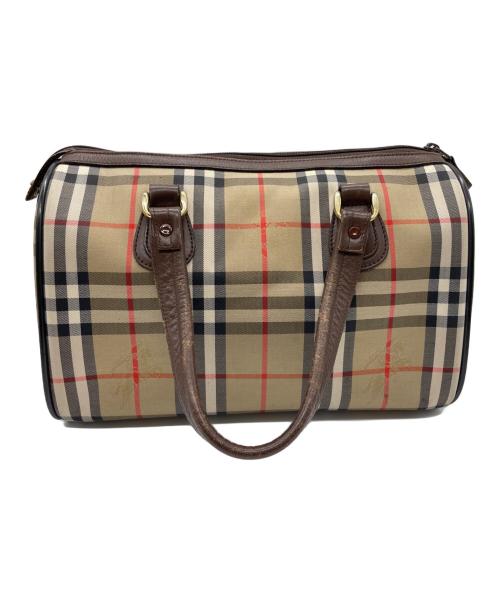 Burberry's（バーバリー）Burberry's (バーバリーズ) ミニボストンバッグ ベージュの古着・服飾アイテム