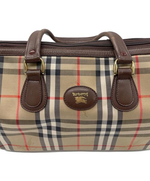 Burberry's（バーバリー）Burberry's (バーバリーズ) ミニボストンバッグ ベージュの古着・服飾アイテム