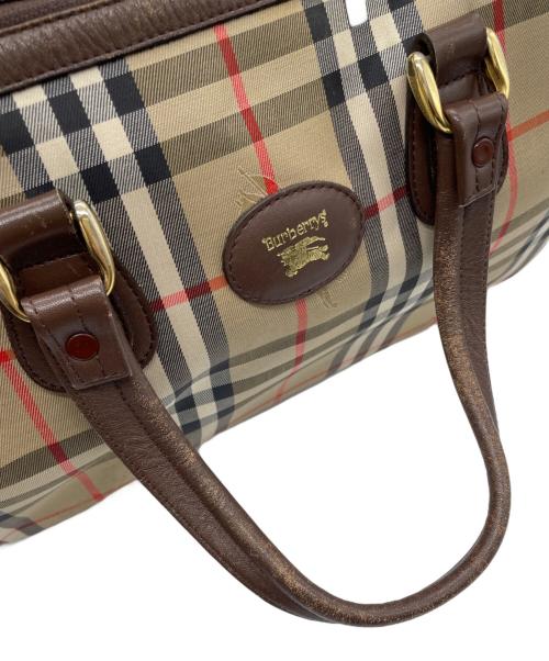 Burberry's（バーバリー）Burberry's (バーバリーズ) ミニボストンバッグ ベージュの古着・服飾アイテム