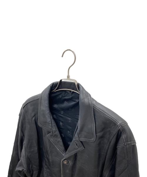 echtes leder（エヒテス レーダァ）echtes leder (エヒテス レーダァ) レザージャケット ブラック サイズ:Lの古着・服飾アイテム