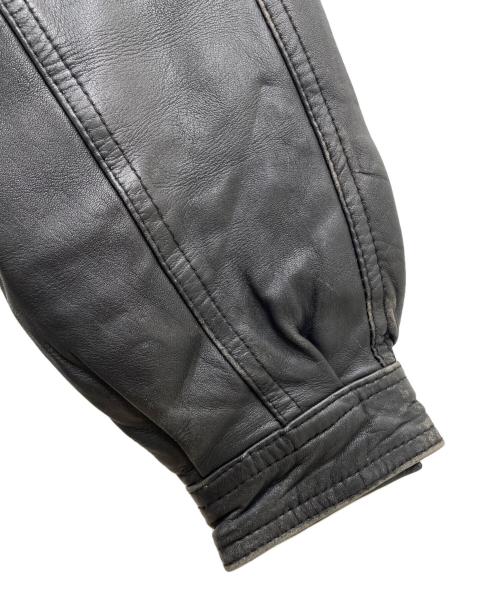 echtes leder（エヒテス レーダァ）echtes leder (エヒテス レーダァ) レザージャケット ブラック サイズ:Lの古着・服飾アイテム
