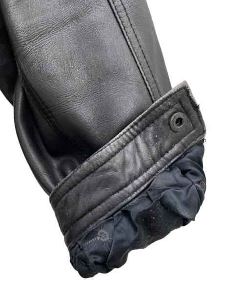 echtes leder（エヒテス レーダァ）echtes leder (エヒテス レーダァ) レザージャケット ブラック サイズ:Lの古着・服飾アイテム