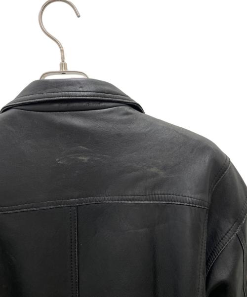 echtes leder（エヒテス レーダァ）echtes leder (エヒテス レーダァ) レザージャケット ブラック サイズ:Lの古着・服飾アイテム