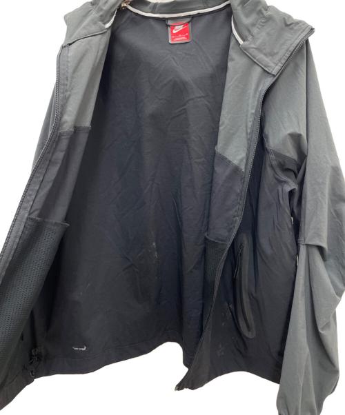 NIKE（ナイキ）NIKE (ナイキ) ナイロンジャケット グレー×ブラック サイズ:XLの古着・服飾アイテム