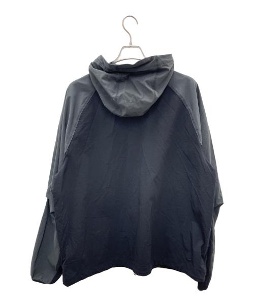 NIKE（ナイキ）NIKE (ナイキ) ナイロンジャケット グレー×ブラック サイズ:XLの古着・服飾アイテム