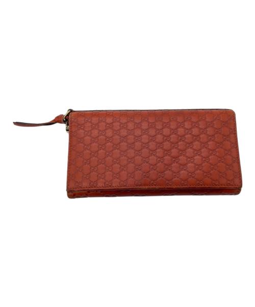 GUCCI（グッチ）GUCCI (グッチ) 長財布 ブラウンの古着・服飾アイテム