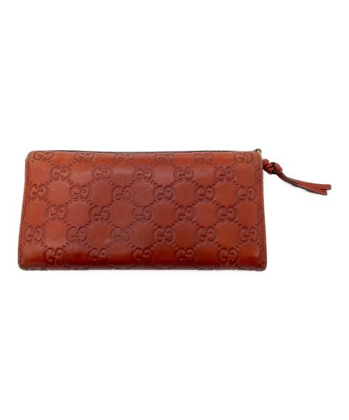 GUCCI（グッチ）GUCCI (グッチ) 長財布 ブラウンの古着・服飾アイテム