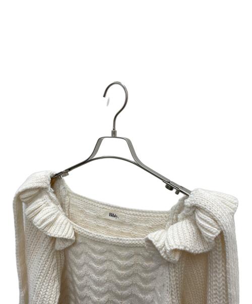 Bibiy.（ビビィ）Bibiy. (ビビィ) 厚手ニット ホワイト サイズ:Freeの古着・服飾アイテム