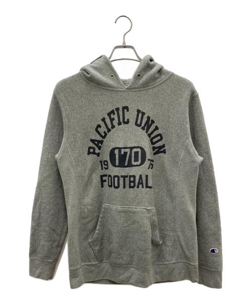 Champion REVERSE WEAVE（チャンピオン リバース ウィーブ）Champion REVERSE WEAVE (チャンピオン リバース ウィーブ) パーカー グレー サイズ:Lの古着・服飾アイテム