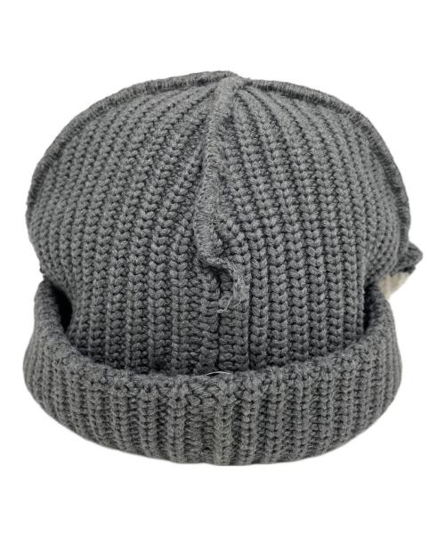 CHARLES JEFFREY LOVERBOY（チャールズ ジェフリー ラバーボーイ）CHARLES JEFFREY LOVERBOY (チャールズ ジェフリー ラバーボーイ) ニット帽 グレーの古着・服飾アイテム