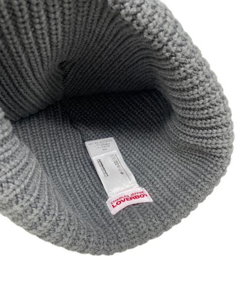 CHARLES JEFFREY LOVERBOY（チャールズ ジェフリー ラバーボーイ）CHARLES JEFFREY LOVERBOY (チャールズ ジェフリー ラバーボーイ) ニット帽 グレーの古着・服飾アイテム