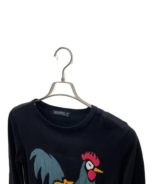 SUGARHILL（シュガーヒル）SUGARHILL (シュガーヒル) 薄手ニット ブラック サイズ:38の古着・服飾アイテム