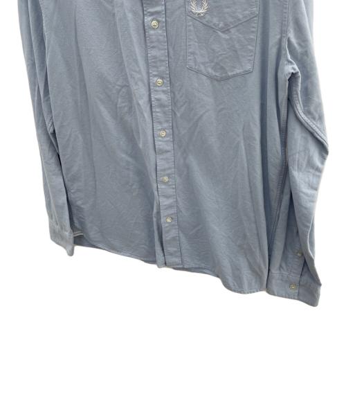 FRED PERRY（フレッドペリー）FRED PERRY (フレッドペリー) 長袖シャツ ブルー サイズ:Lの古着・服飾アイテム