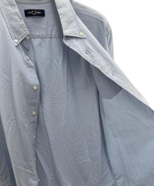 FRED PERRY（フレッドペリー）FRED PERRY (フレッドペリー) 長袖シャツ ブルー サイズ:Lの古着・服飾アイテム