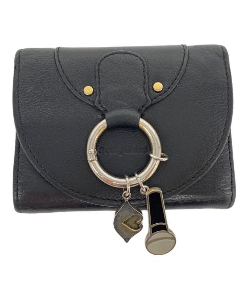 SEE BY CHLOE（シーバイクロエ）SEE BY CHLOE (シーバイクロエ) 3つ折り財布 ブラックの古着・服飾アイテム