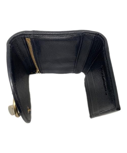 SEE BY CHLOE（シーバイクロエ）SEE BY CHLOE (シーバイクロエ) 3つ折り財布 ブラックの古着・服飾アイテム