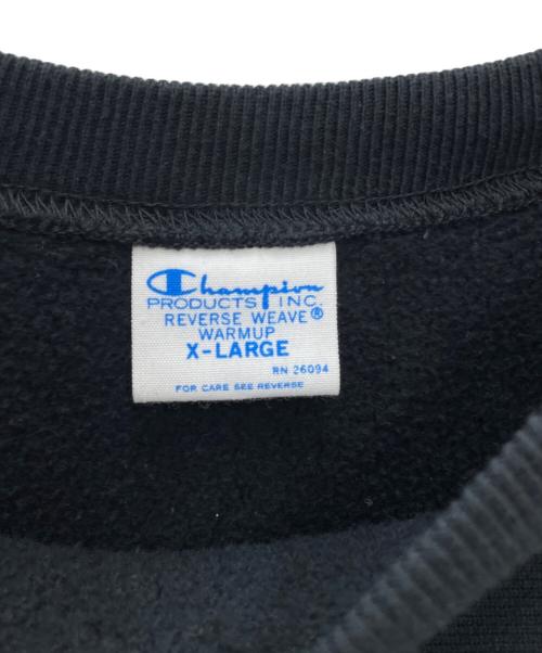 Champion REVERSE WEAVE（チャンピオン リバース ウィーブ）Champion REVERSE WEAVE (チャンピオン リバース ウィーブ) スウェット ブラック サイズ:XLの古着・服飾アイテム