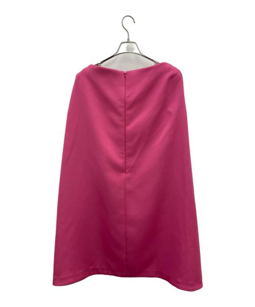 CELFORD（セルフォード）CELFORD (セルフォード) トリプルクロスケープドレス ピンク サイズ:Mの古着・服飾アイテム