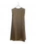 COGTHEBIGSMOKE（コグザビッグスモーク）の古着「ノースリーブ・キャミソールワンピース」｜オリーブ