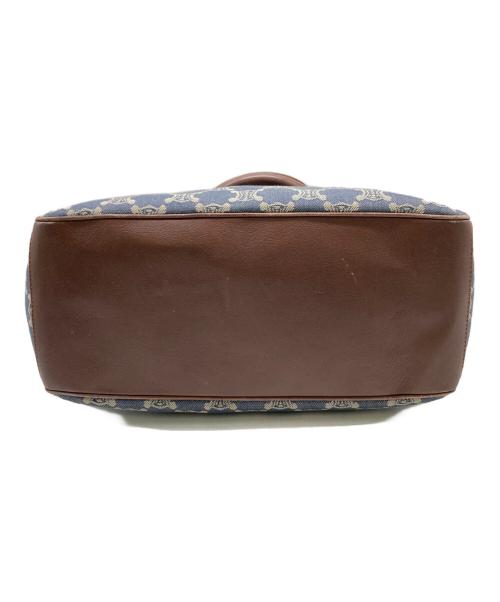 CELINE（セリーヌ）CELINE (セリーヌ) デニムブギーバッグ ネイビー×ブラウンの古着・服飾アイテム