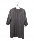 BEARDSLEYビアズリー）の古着「半袖ワンピース」｜グレー