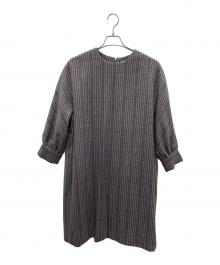 BEARDSLEY（ビアズリー）の古着「半袖ワンピース」｜グレー