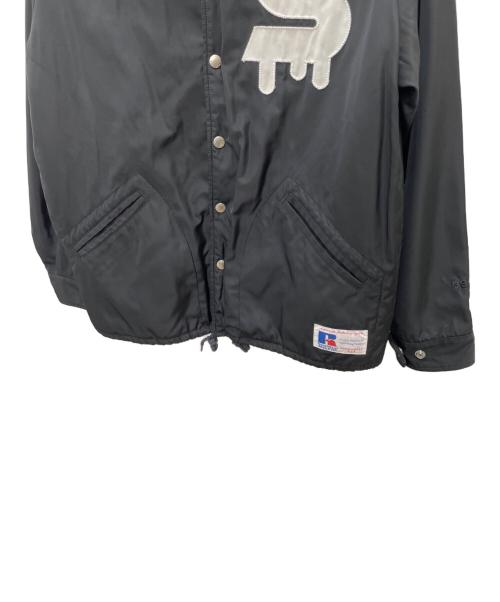 RUSSELL ATHLETIC（ラッセルアスレチック）RUSSELL ATHLETIC (ラッセルアスレチック) SLOPER (スローパー) コーチジャケット ブラック サイズ:Mの古着・服飾アイテム