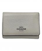 COACHコーチ）の古着「3つ折り財布」｜ホワイト