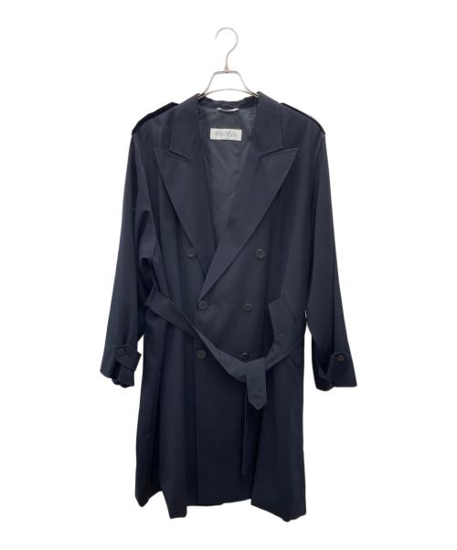 MaxMara（マックスマーラ）MaxMara (マックスマーラ) ダブルコート ネイビー サイズ:46の古着・服飾アイテム