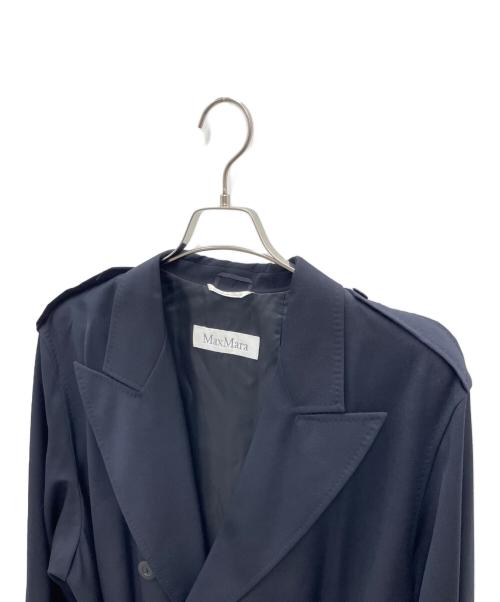 MaxMara（マックスマーラ）MaxMara (マックスマーラ) ダブルコート ネイビー サイズ:46の古着・服飾アイテム