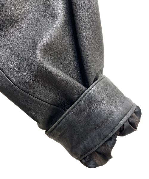 PIERRE BALMAIN（ピエール バルマン）PIERRE BALMAIN (ピエール バルマン) レザージャケット ブラック サイズ:Freeの古着・服飾アイテム