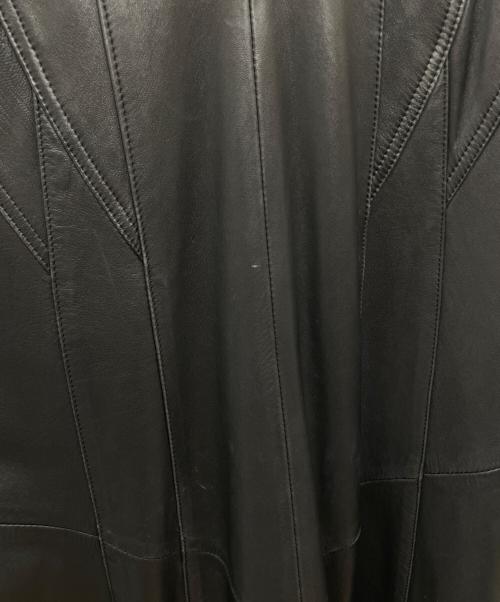 PIERRE BALMAIN（ピエール バルマン）PIERRE BALMAIN (ピエール バルマン) レザージャケット ブラック サイズ:Freeの古着・服飾アイテム