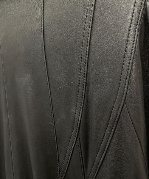 PIERRE BALMAIN（ピエール バルマン）PIERRE BALMAIN (ピエール バルマン) レザージャケット ブラック サイズ:Freeの古着・服飾アイテム