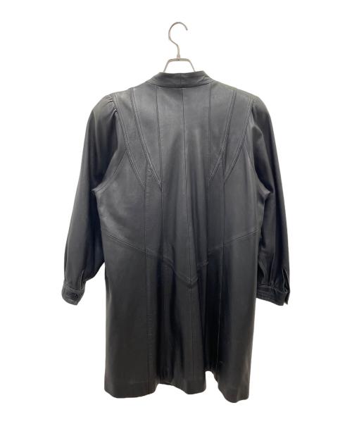 PIERRE BALMAIN（ピエール バルマン）PIERRE BALMAIN (ピエール バルマン) レザージャケット ブラック サイズ:Freeの古着・服飾アイテム