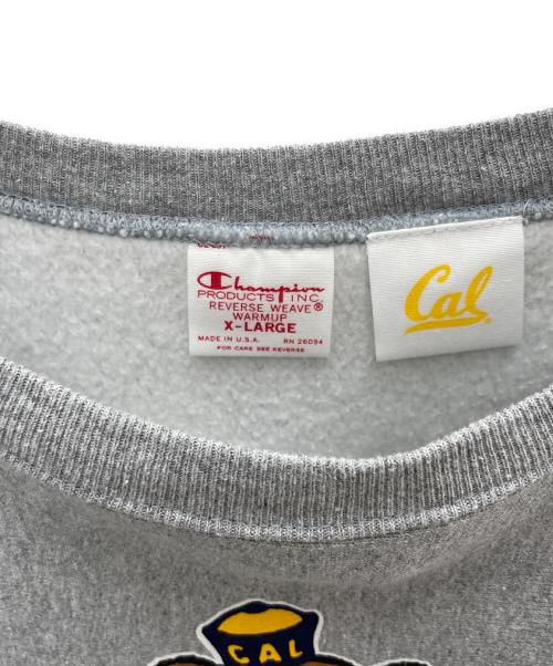Champion REVERSE WEAVE（チャンピオン リバース ウィーブ）Champion REVERSE WEAVE (チャンピオン リバース ウィーブ) スウェット グレー サイズ:XLの古着・服飾アイテム