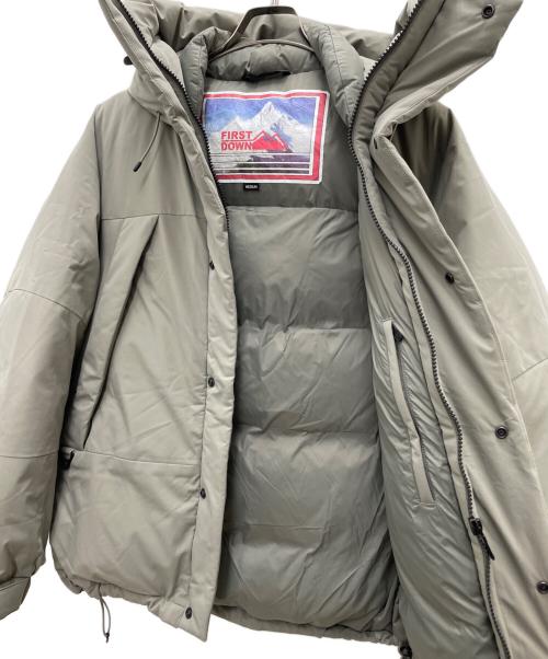 FIRST DOWN（ファーストダウン）FIRST DOWN (ファーストダウン) ダウンジャケット グレー サイズ:Mの古着・服飾アイテム