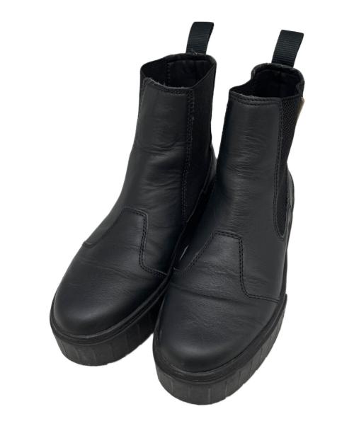 PUMA（プーマ）PUMA (プーマ) サイドゴアブーツ ブラック サイズ:24.5の古着・服飾アイテム