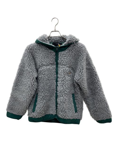 go slow caravan（ゴースローキャラバン）go slow caravan (ゴースローキャラバン) ボアジャケット グレー×グリーン サイズ:3の古着・服飾アイテム