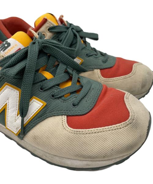 NEW BALANCE（ニューバランス）NEW BALANCE (ニューバランス) スニーカー オレンジ×グリーン サイズ:26の古着・服飾アイテム