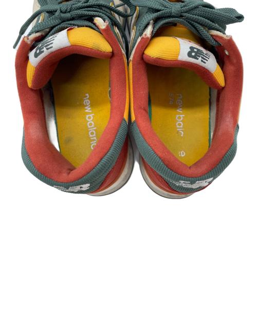 NEW BALANCE（ニューバランス）NEW BALANCE (ニューバランス) スニーカー オレンジ×グリーン サイズ:26の古着・服飾アイテム