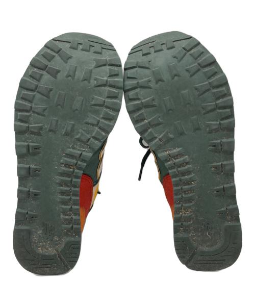 NEW BALANCE（ニューバランス）NEW BALANCE (ニューバランス) スニーカー オレンジ×グリーン サイズ:26の古着・服飾アイテム