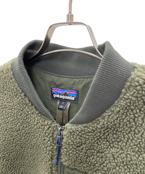 Patagonia（パタゴニア）Patagonia (パタゴニア) ボアブルゾン カーキ サイズ:Lの古着・服飾アイテム
